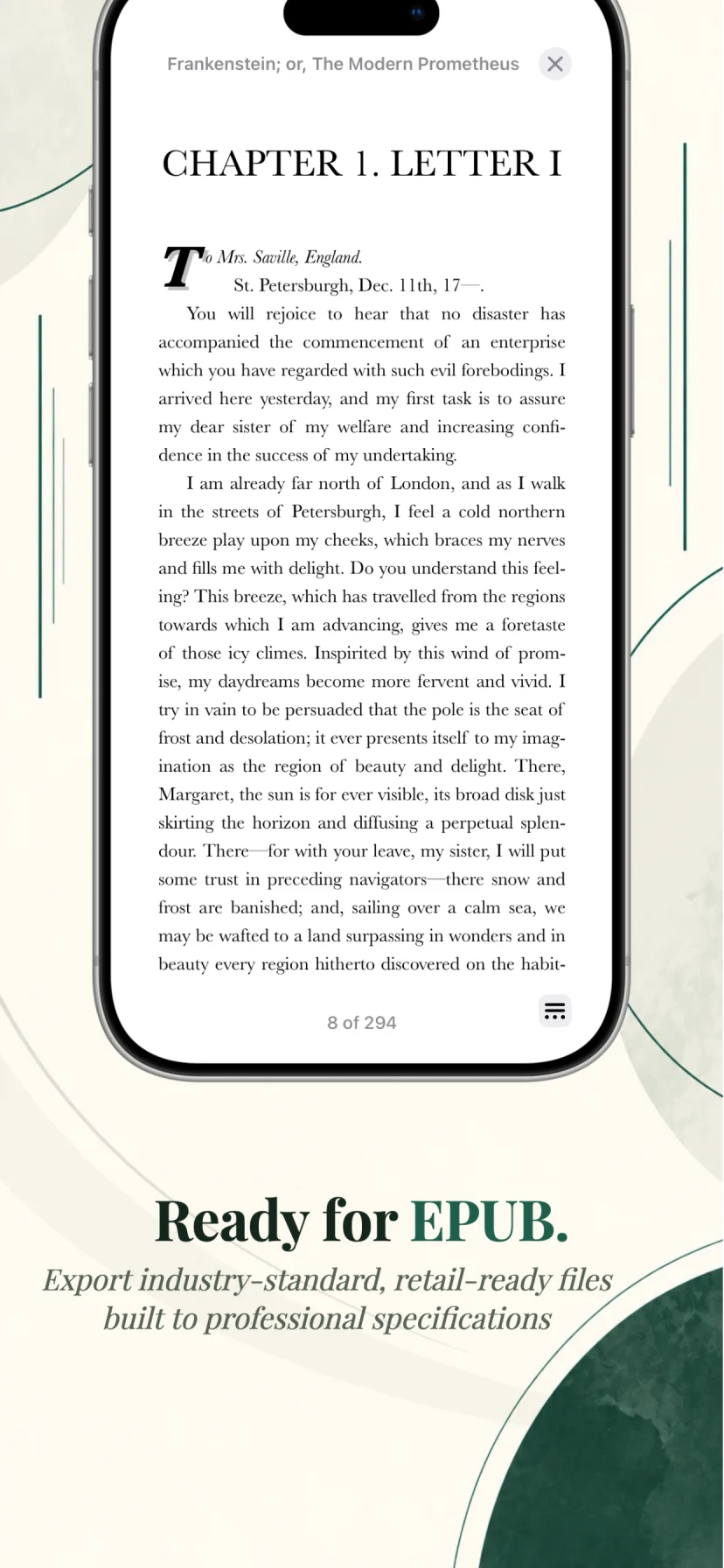 Wexley Pro EPUB reading Preview